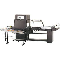 L-Bar Sealer and shrink tunnel combination unit