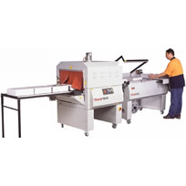 Semi Automatic L-Bar Sealer seal and shrink system